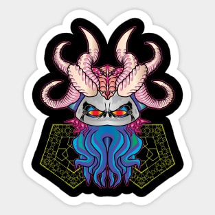 Queen squid horn cumi2 Sticker